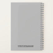 介護者の日記スパイラルノート ノートブック (裏面)