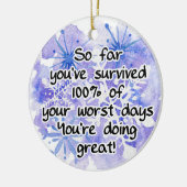 介護者の生存オーナメント セラミックオーナメント (左)