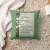 介護者の祈りの言葉-枕 クッション (ブランケット)