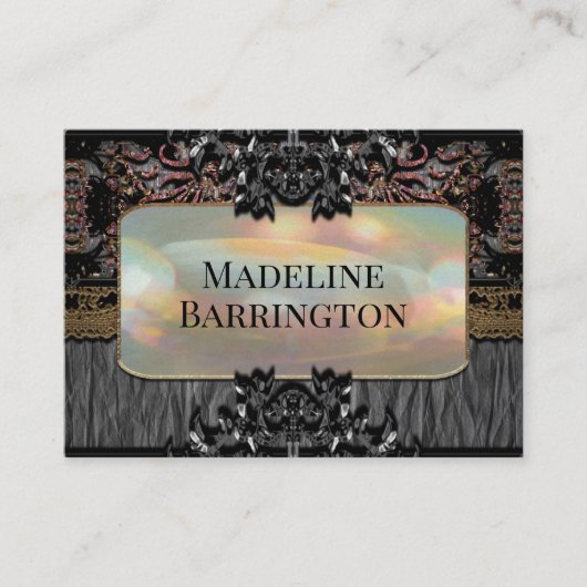 介護者の穏やかな瞬間プロフェッショナル 名刺 (正面)