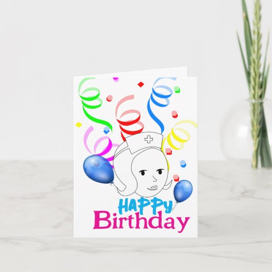 介護者の誕生日 サンキューカード (正面)