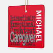 介護者の超常者カスタム セラミックオーナメント (左)