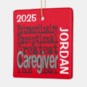 介護者の超常者カスタム セラミックオーナメント (左)