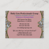 介護者キャリーバーディヘルパー 名刺 (裏面)