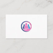 介護者サービスの名刺 名刺 (裏面)