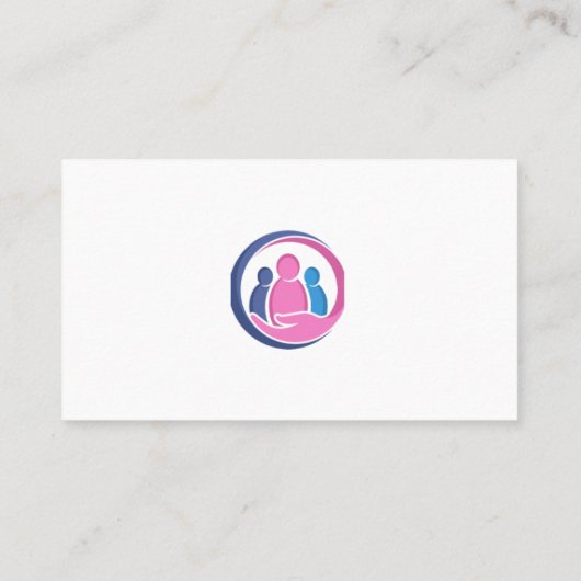 介護者サービスの名刺 名刺 (裏面)