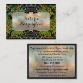 介護者サービスエレガント翡翠プロフェッショナル 名刺 (正面/裏面)