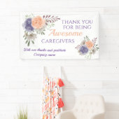 介護者スタイリッシュ素晴らしの感謝バナー 横断幕 (インサイチュ)