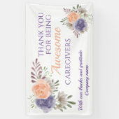 介護者スタイリッシュ素晴らしの感謝バナー 横断幕 (縦)