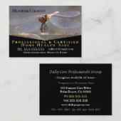 介護者トラストトンボビューティフルプロフェッショナル 名刺 (正面/裏面)