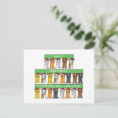 介護者ハッピークリスマス シーズンポストカード (スタンド正面)