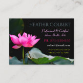 介護者ピンかわいらしクフラワーハッピープロフェッショナル 名刺 (正面)