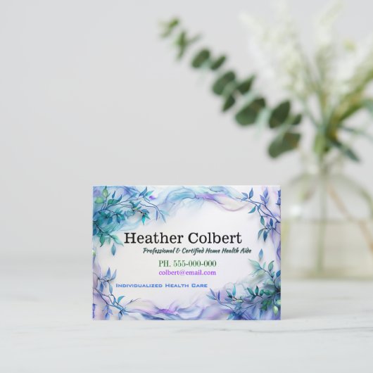 介護者フローフレンドリープロフェッショナルクール 名刺 (スタンド正面)