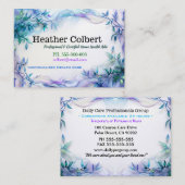 介護者フローフレンドリープロフェッショナルクール 名刺 (正面/裏面)