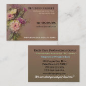 介護者フローラフレンドリープロフェッショナル 名刺 (正面/裏面)