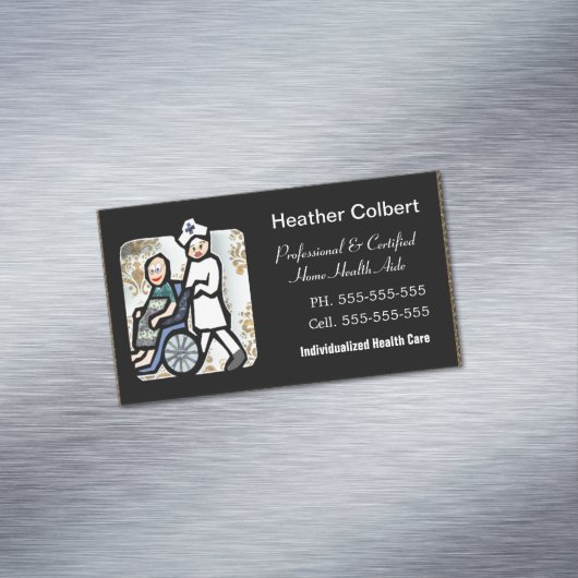 介護者プロフェッショナル マグネット名刺 (インサイチュ)