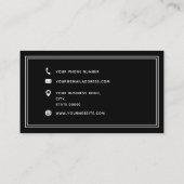 介護者ヘルスケアハートビートパルスハートEKG ECG 名刺 (裏面)