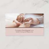 介護者ホーム救済アポイントメント日 名刺 (裏面)