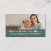 介護者ホーム救済QRコード認定サポート 名刺 (裏面)