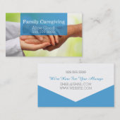 介護者介護ナース介護気に健康 名刺 (正面/裏面)
