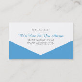 介護者介護ナース介護気に健康 名刺 (裏面)