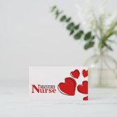 介護者介護ホーム気にナース名刺 名刺 (スタンド正面)