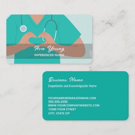 介護者介護 名刺 (正面/裏面)