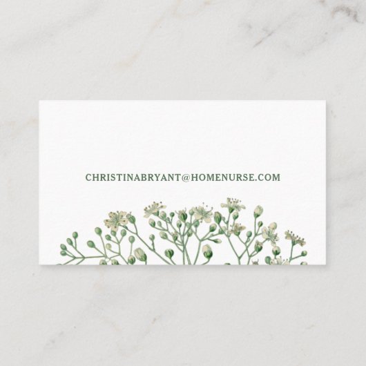 介護者住宅保健補助業務用カード 名刺 (裏面)