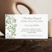 介護者住宅保健補助業務用カード 名刺