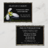 介護者信用スノードロッププロフェッショナル    名刺 (正面/裏面)