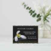 介護者信用スノードロッププロフェッショナル    名刺 (スタンド正面)