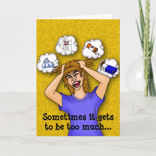 介護者勇気付けられるカード カード (正面)