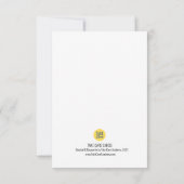 介護者勇気付けられるカー空白のド() 招待状 (裏面)