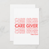 介護者勇気付けられるカー空白のド() 招待状 (正面/裏面)