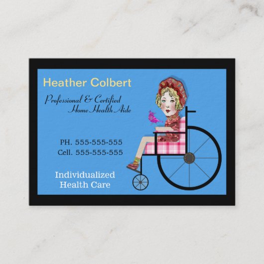 介護者大切プロフェッショナル名刺 名刺 (正面)