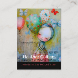 介護者大切蝶ガール 名刺