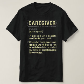 介護者実在のアメリカ定義 Tシャツ