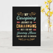 介護者愛ナース介護気に者おもしろい カード (黄色い花)