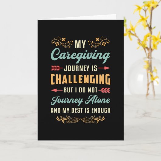 介護者愛ナース介護気に者おもしろい カード (黄色い花)