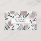 介護者手引きフローラカード 名刺 (正面)