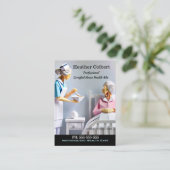 介護者救済がプロフェッショナル 名刺 (スタンド正面)