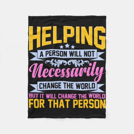 介護者救済の医療従事者ナースC フリースブランケット (正面)