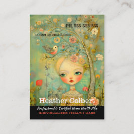 介護者救済小鳥の手 名刺