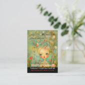 介護者救済小鳥の手 名刺 (スタンド正面)