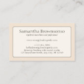 介護者特別外来者ナース 名刺 (裏面)