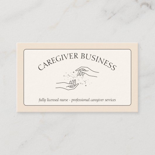 介護者特別外来者ナース 名刺 (正面)