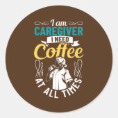 介護者用衣服介護者鑑賞個人 ラウンドシール (正面)