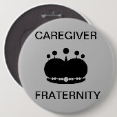 介護者男子学生の社交クラブ 缶バッジ (正面&裏面)