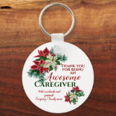 介護者素晴らしフローラポイント謝辞 キーホルダー (正面)