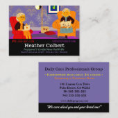 介護者陽気付き添い人プロフェッショナル 名刺 (正面/裏面)